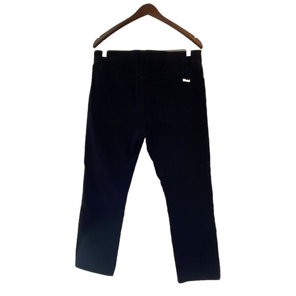 Alfani Mens Corduroy Pants Size 32x30 Color Navy Blue Five-Pocket Cotton Import - Picture 8 of 16